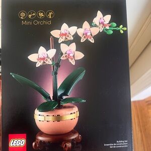 Lego Orchid Set - Pink and Green